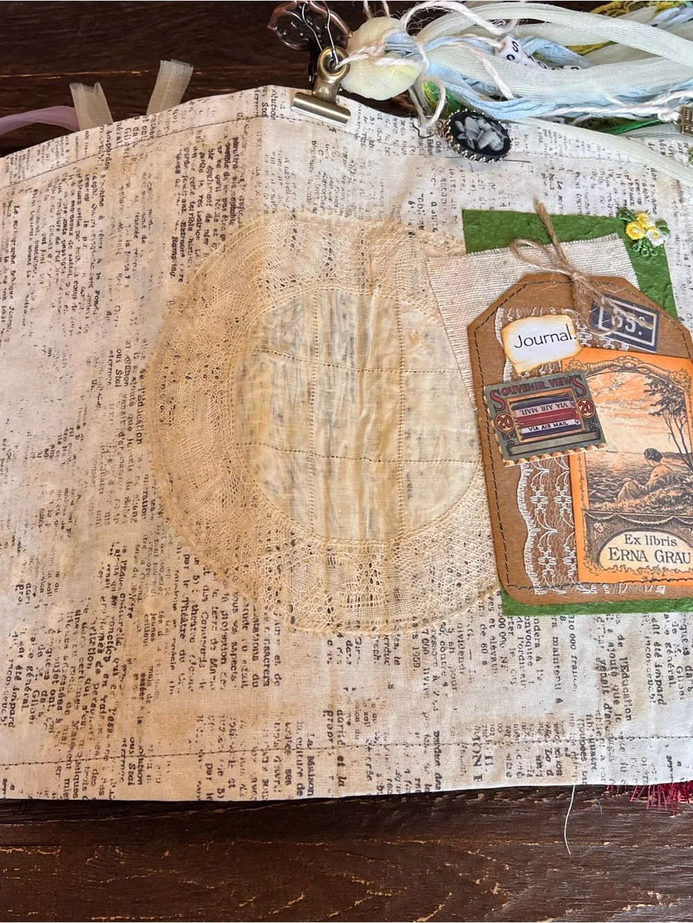Book Lover Junk Journal Bookish Reader Vintage Softcover 3 Signatures Decorated